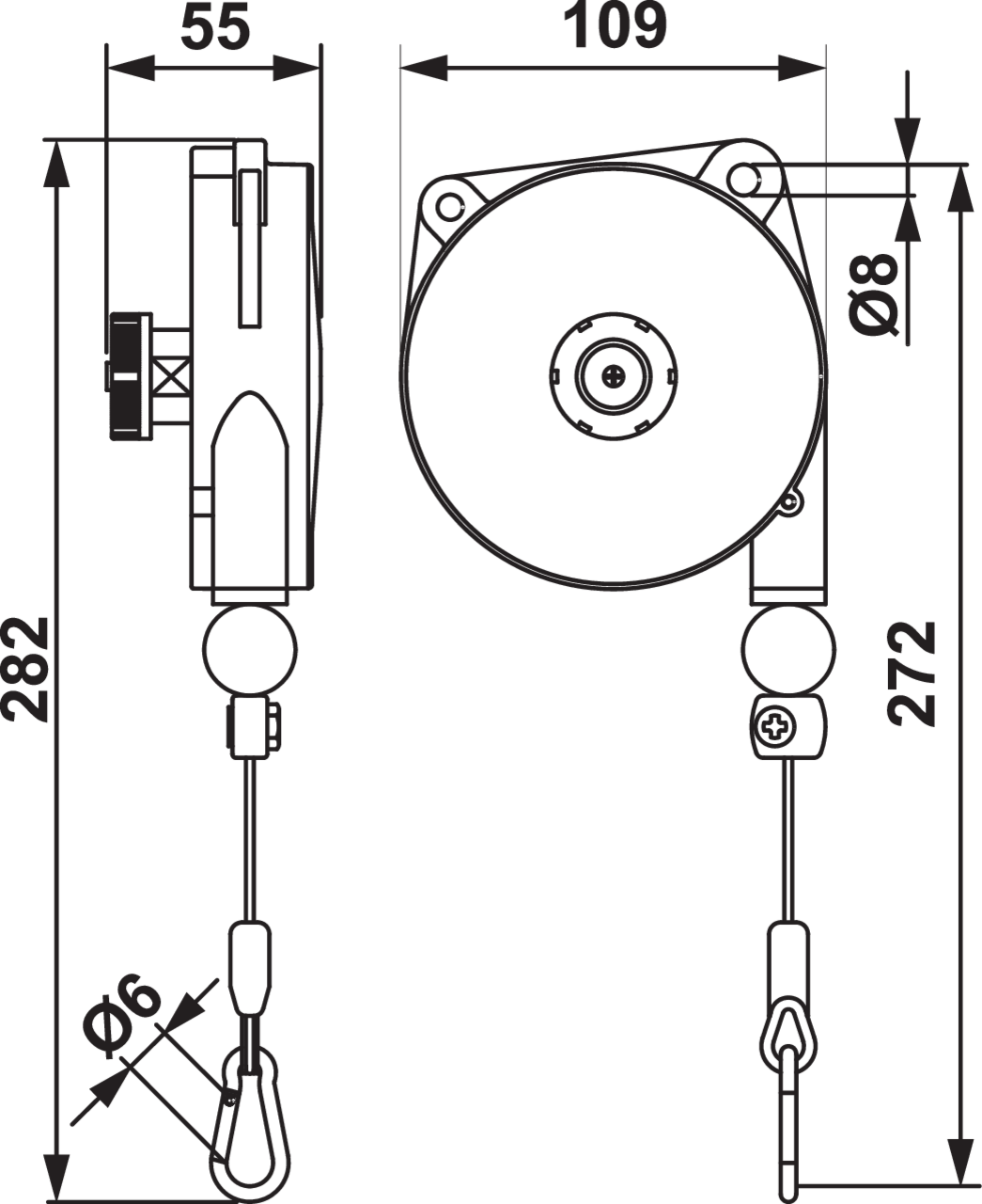 Tool balancer, lightweight design REMA